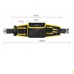 Yellow thickened tool belt bag medium bag
