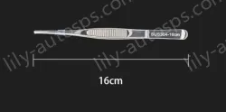 Stainless steel tweezers Straight round head (304 models) 16cm