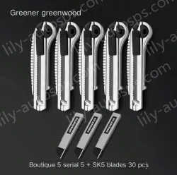 5 high-quality five consecutive shots + 5 alloy blades + 30 SK5 blades