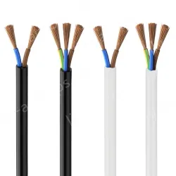3 cores Black Cable 0.5mm Nominal cross-section