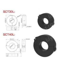 Current transformer SCT40L-5k-400miniature open transformer