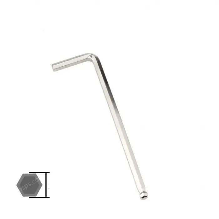 Nickel-plated extended ball head 4mm 5pcs