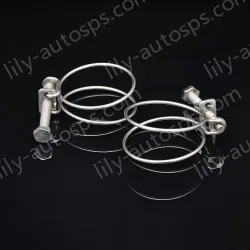 Double steel wire hose clamp 201 material 36-40*2 [wire diameter]
