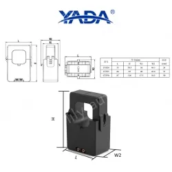CTF35-250A/5A miniature open current transformer snap-on transformer for retrofitting