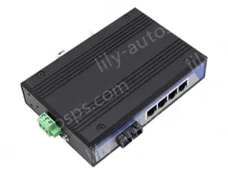 UOTEK 4 10/100/1000Base-T Ethernet ports and 1 1000Base- X optical port Network Fiber Optic Transceiver