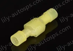 FDFN5.5-250(Yellow male and female)Fully insulated terminal with cold crimp termination