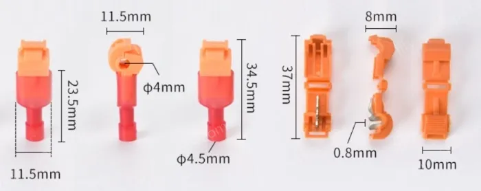 T71.5-2.5-T-type no-break wire terminal