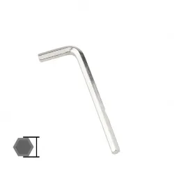 Nickel plated 4mm 20pcs flat head