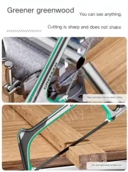 American 12 inch hacksaw stand with 2 carbon hacksaw blades