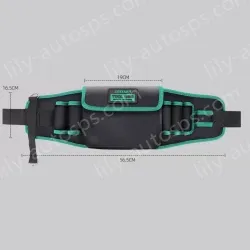 The waist bag can hold a mobile phone with a thickened flip cover
