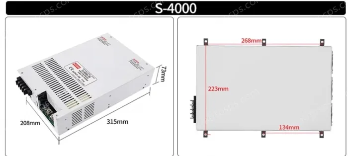 High-power switching power supply 3500W 12V