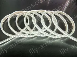 120 beads without wireless double oblique row white + yellow + medium light strip 3 colors