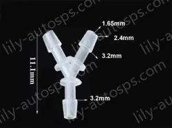 2.4mmY-shaped tee