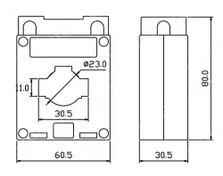 Current transformer YDBH0.66-40I-A-400/5A closed transformer