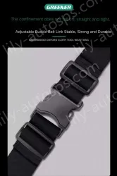 The waist bag can hold a mobile phone and a power drill, and the flip cover is thickened+the drill buckle