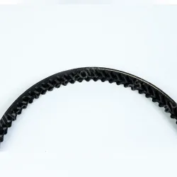 Self centering silent synchronous belt with herringbone teeth