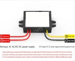 AC to DC power converter transformer step-down module regulator AC24V36V to DC12V 1A large plastic