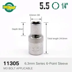 Xiaofei-5.5mm-6.3mm series 1/4-11305