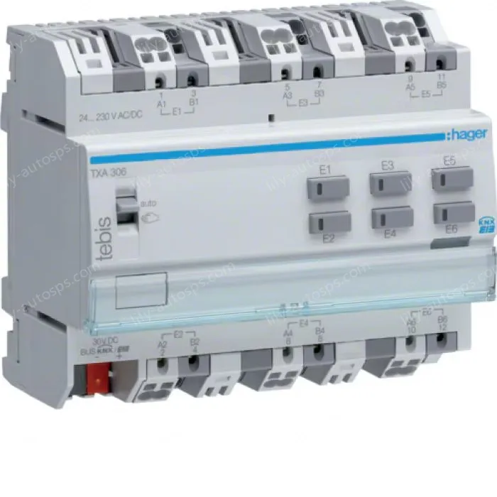Binary input 6 fold, universal, modular, KNX