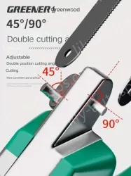 Heavy Duty Industrial Grade Hacksaw Contains 4 carbon hacksaw blades with a saw body to store saw blades