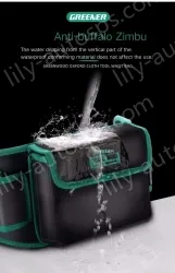 The waist bag can hold mobile phones and electric drills 1680D wear-resistant models