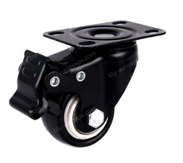 Casters 2 inch screw brake universal (M8*25)