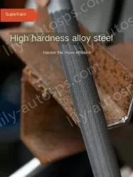 Fine-toothed square file 12 inches with a total length of 430mm