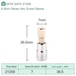 Xiaofei 7mm with a total length of 36.5mm-21206