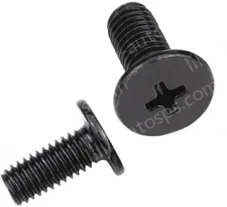 Carbon steel thin head screws M6*16*12