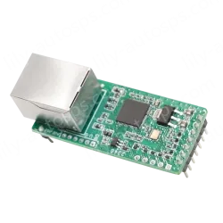 Low-cost serial-to-Ethernet module