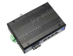 UOTEK 4 10/100Base-TX Ethernet ports and 1 100Base- FX optical port Network Fiber Optic Transceiver