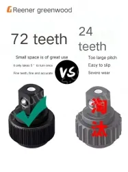 Upgraded 72-tooth bent handle auto repair 32-piece set