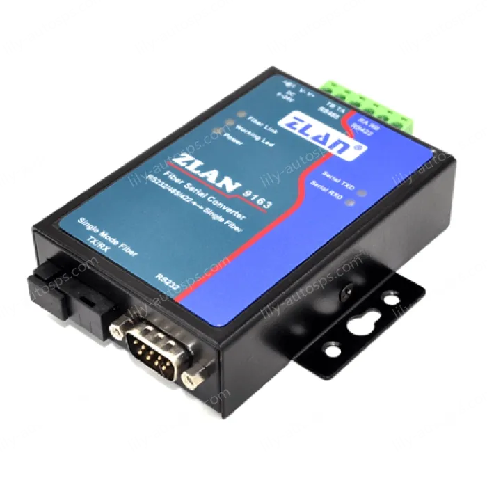 Level-type fiber-to-serial port