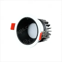 Downlight model: 12W black cup with 75mm opening 3500K Preh chip + isolated driver