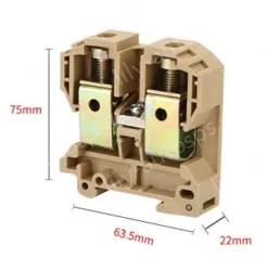 SAK-70 DIN Rail Terminal Block Yellow Terminal Block 70 square high current terminal board