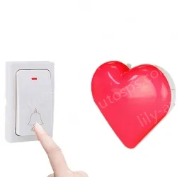 Love self generating wireless doorbell, increase volume, remote elderly, deaf, self generating wireless smart doorbell