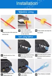 T2 blue 1.5-2.5 square cord-T-type no-break wire terminal