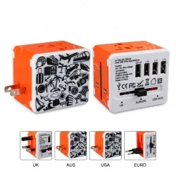 B2C hot sale Travel adapter KRUSB-WLG3324B