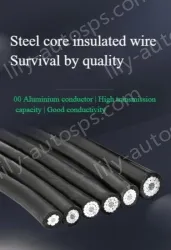 Steel core insulated wire 10KV3.4 thickness*JKLGYJ-95/15