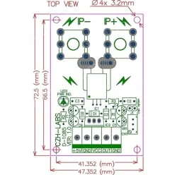 AC-DC buck module: 220V to 5V 800MA isolating switching power supply module Without pins