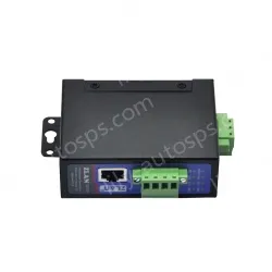 Rail/desktop optocoupler isolated serial server
