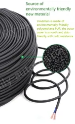 5 core 4 core 2 core sensor cable 20 AWG 2 pole