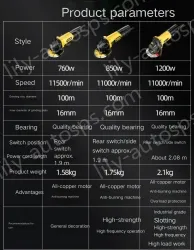 Industrial 850W rear switch wood sanding