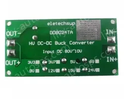 DC-DC high-voltage buck module regulated power board Input DC 10~80V Output 3.3V
